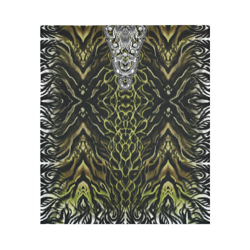 jungle fantasy 3 Cotton Linen Wall Tapestry 51"x 60"