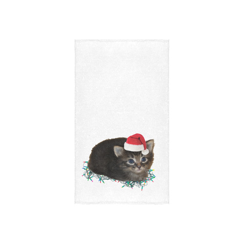 Christmas Kitten Custom Towel 16"x28"