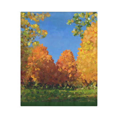 Park, oil painting Duvet Cover 86"x70" ( All-over-print)