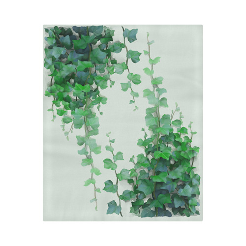 Watercolor Ivy - Vines Duvet Cover 86"x70" ( All-over-print)