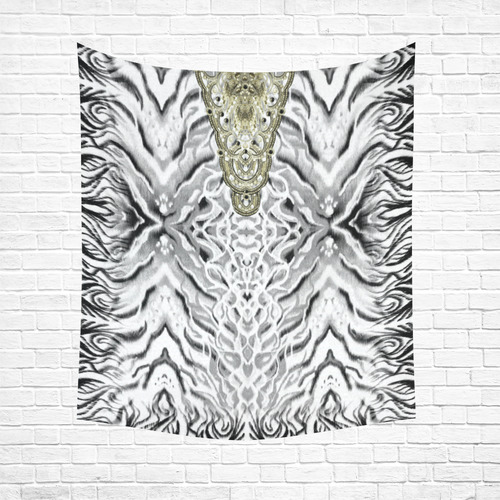 jungle fantasy 1 Cotton Linen Wall Tapestry 51"x 60"