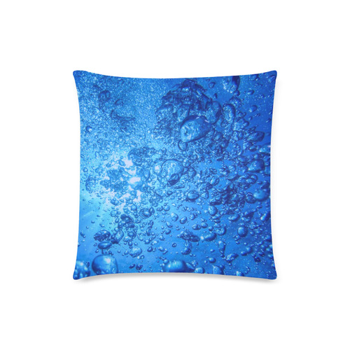 under water 2 Custom Zippered Pillow Case 18"x18" (one side)