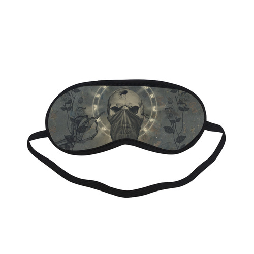 The creepy skull with spider Sleeping Mask