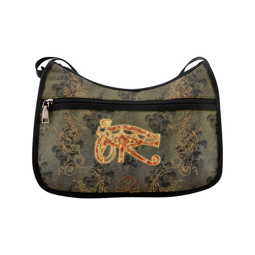 The all seeing eye, vintage background Crossbody Bags (Model 1616)