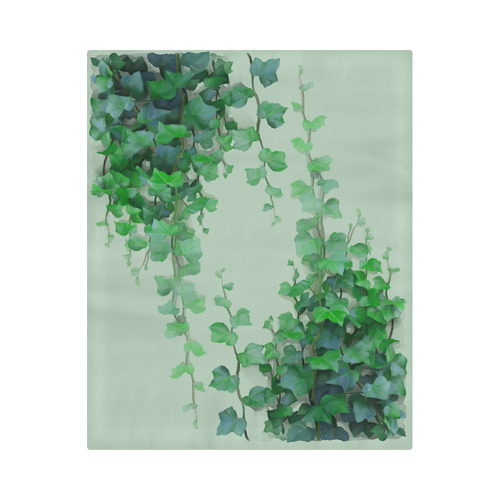 Watercolor Ivy - Vines Duvet Cover 86"x70" ( All-over-print)