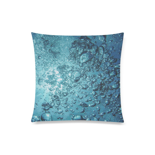 under water 1 Custom Zippered Pillow Case 20"x20"(Twin Sides)