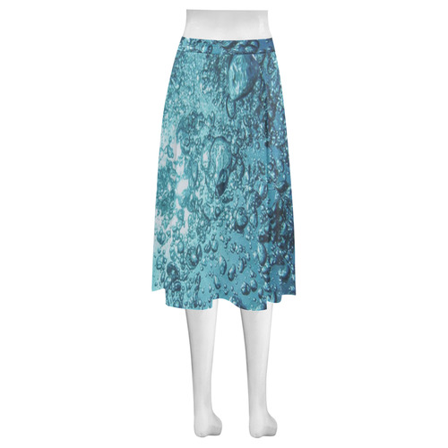 under water 1 Mnemosyne Women's Crepe Skirt (Model D16)