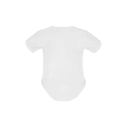 New in shop! Baby uniform with hand-drawn Art Baby Powder Organic Short Sleeve One Piece (Model T28)