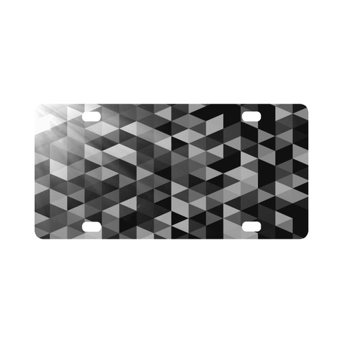 Car Licence art plate : black Pixel Art edition. New arrival in shop! Classic License Plate