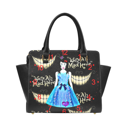 Uptight Alice...time running out Classic Shoulder Handbag (Model 1653)