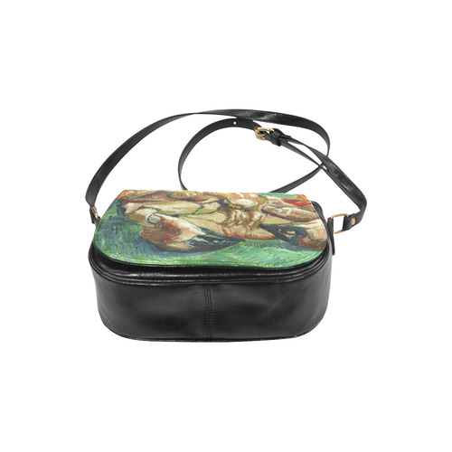 Van Gogh Crab On Its Back Fine Art Classic Saddle Bag/Small (Model 1648)