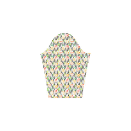 watercolor pineapple 3/4 Sleeve Sundress (D23)