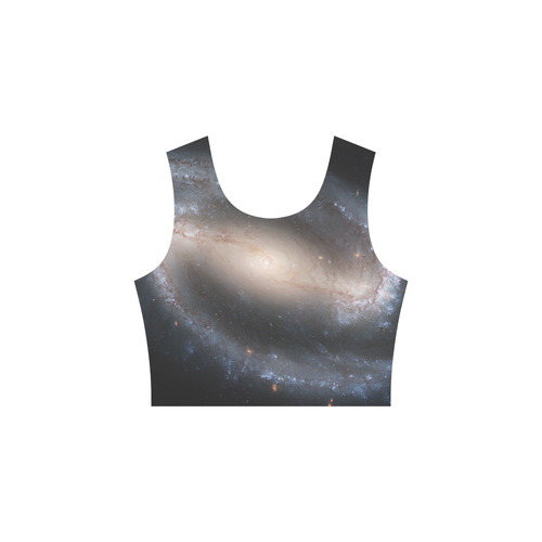 Barred spiral galaxy NGC 1300 Sleeveless Ice Skater Dress (D19)