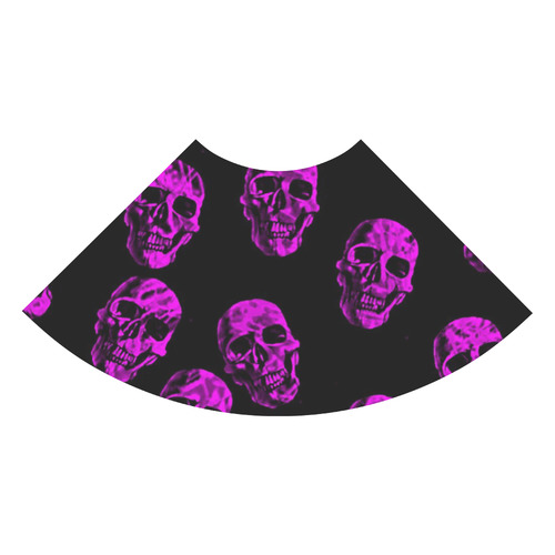 purple skulls 3/4 Sleeve Sundress (D23)