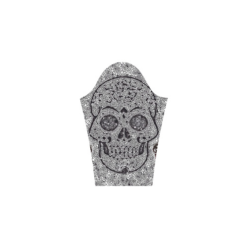 Mosaic Skull Bateau A-Line Skirt (D21)