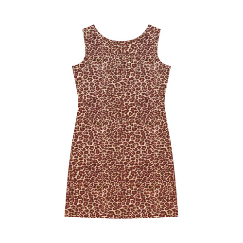 Leopard Round Collar Dress (D22)