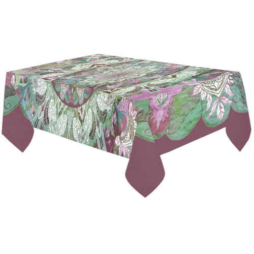 maagal hanouka 8-2 Cotton Linen Tablecloth 60"x120"