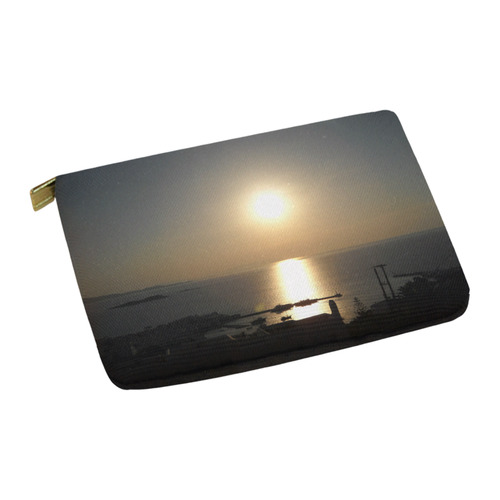 Sunset, Myconos Island, Greece Carry-All Pouch 12.5''x8.5''