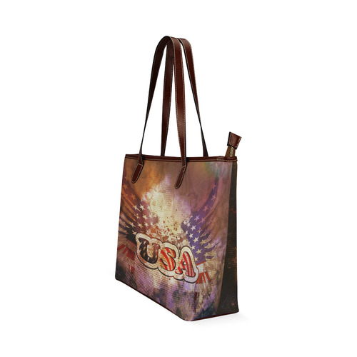 the USA with wings Shoulder Tote Bag (Model 1646)