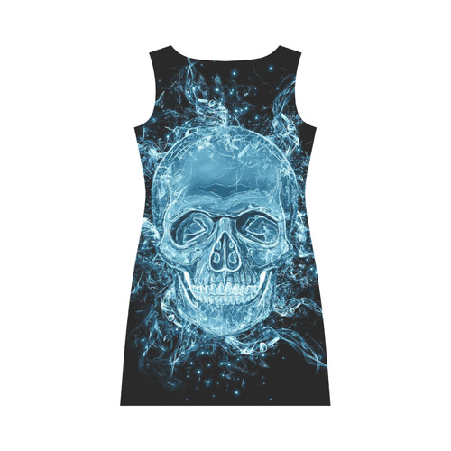 glowing skull Round Collar Dress (D22)