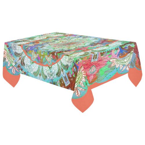 maagal hanouka 6-2 Cotton Linen Tablecloth 60"x 104"