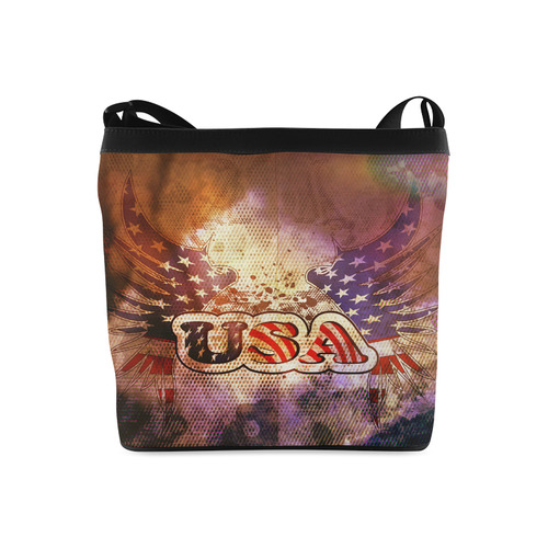 the USA with wings Crossbody Bags (Model 1613)