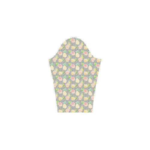watercolor pineapple Bateau A-Line Skirt (D21)