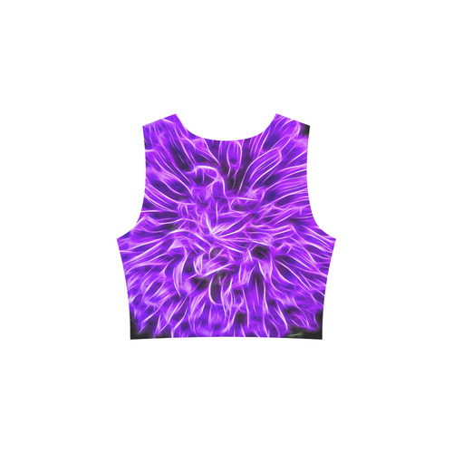 Lilac Chrysanthemum Topaz Sleeveless Ice Skater Dress (D19)