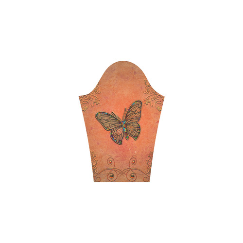 Wonderful butterflies, decorative design Bateau A-Line Skirt (D21)