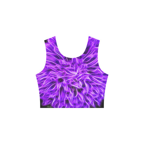 Lilac Chrysanthemum Topaz Sleeveless Ice Skater Dress (D19)