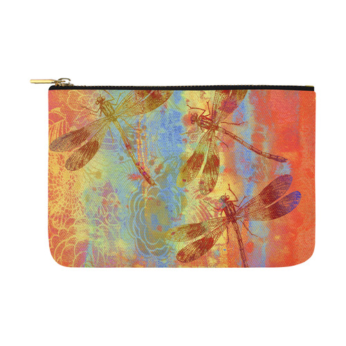 A Dragonflies QQW Carry-All Pouch 12.5''x8.5''