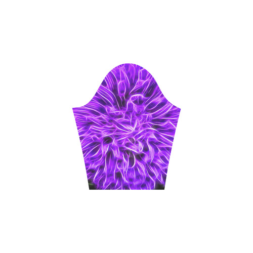 Lilac Chrysanthemum Topaz Elbow Sleeve Ice Skater Dress (D20)