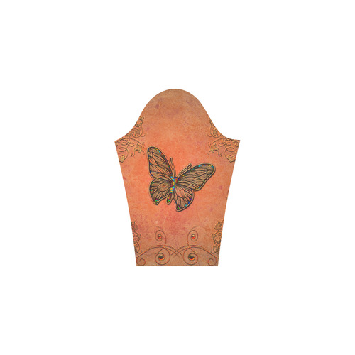 Wonderful butterflies, decorative design Bateau A-Line Skirt (D21)