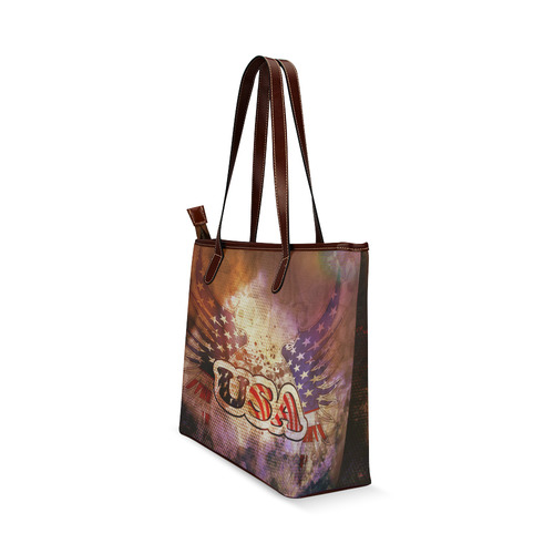 the USA with wings Shoulder Tote Bag (Model 1646)