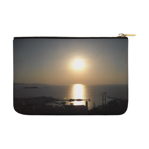Sunset, Myconos Island, Greece Carry-All Pouch 12.5''x8.5''
