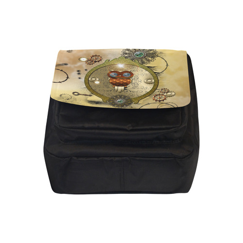 Steampunk, wonderful owl Crossbody Nylon Bags (Model 1633)