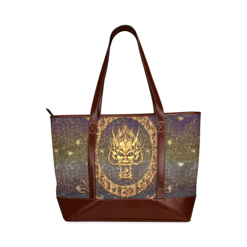 The chinese dragon head Tote Handbag (Model 1642)