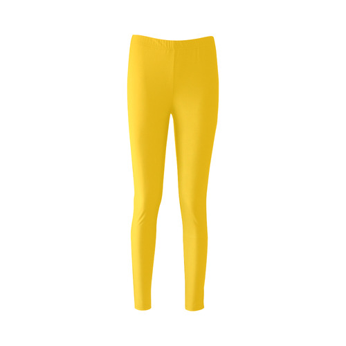 Zappy Simply Yellow Cassandra Women's Leggings (Model L01)