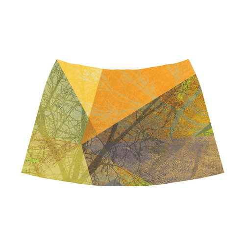 P24-1_Trees and Triangles_ Mnemosyne Women's Crepe Skirt (Model D16)