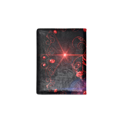 Music, key notes on dark background Custom NoteBook B5