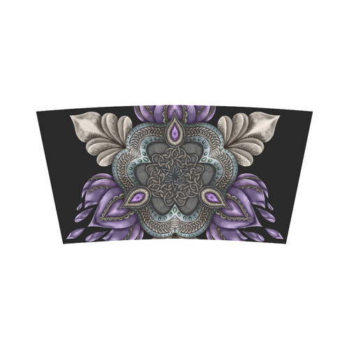 Amethyst Lotus Black Bandeau Top