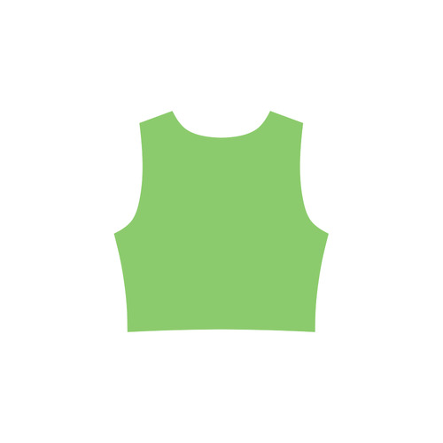 Green Flash Sleeveless Ice Skater Dress (D19)
