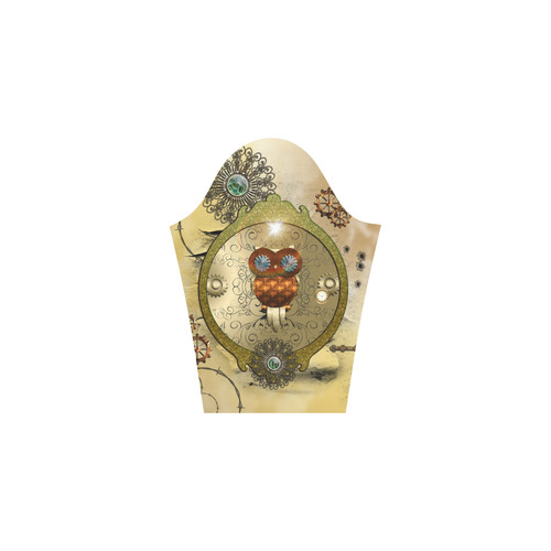 Steampunk, wonderful owl 3/4 Sleeve Sundress (D23)