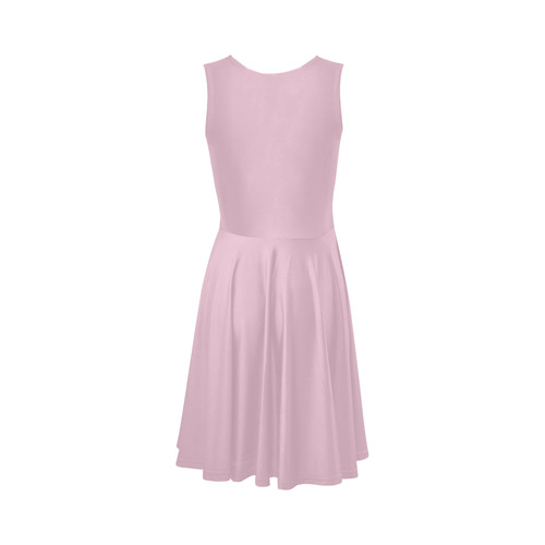 Pink Mist Sleeveless Ice Skater Dress (D19)