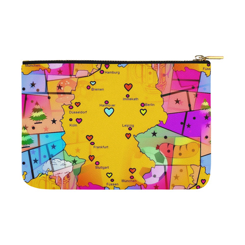 Deutschland Popart by Nico Bielow Carry-All Pouch 12.5''x8.5''