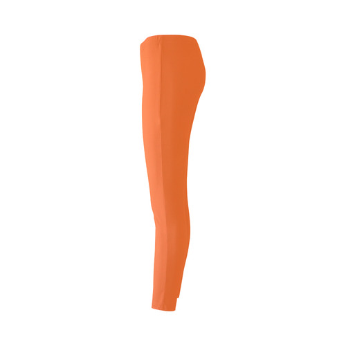 Zappy Simply Orange Cassandra Women's Leggings (Model L01)