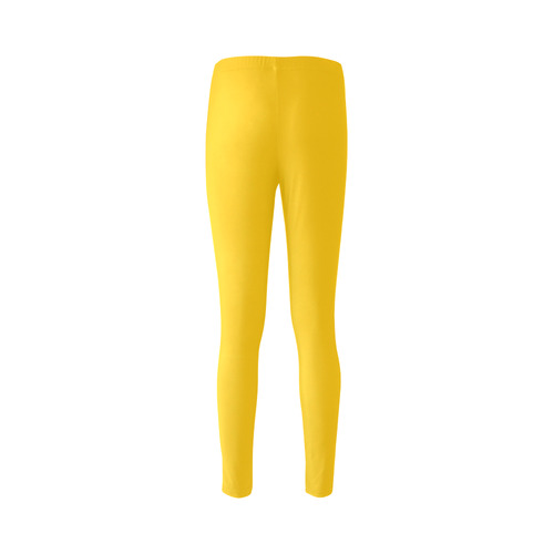 Zappy Simply Yellow Cassandra Women's Leggings (Model L01)