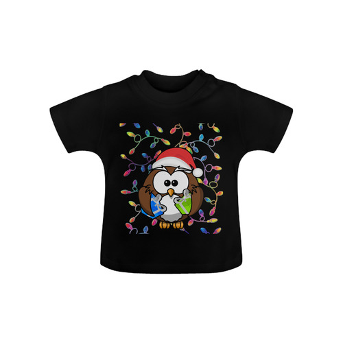 santa owl Baby Classic T-Shirt (Model T30)