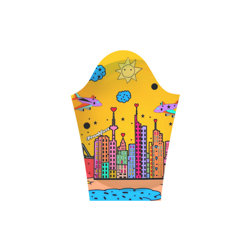 Frankfurt Popart by Nico Bielow Round Collar Dress (D22)