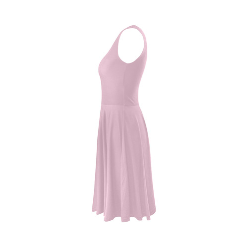 Pink Mist Sleeveless Ice Skater Dress (D19)